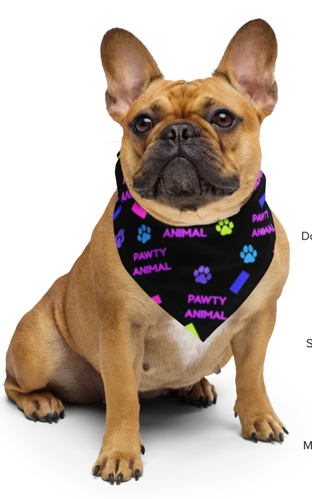 Pawty Animal Birthday Bandana