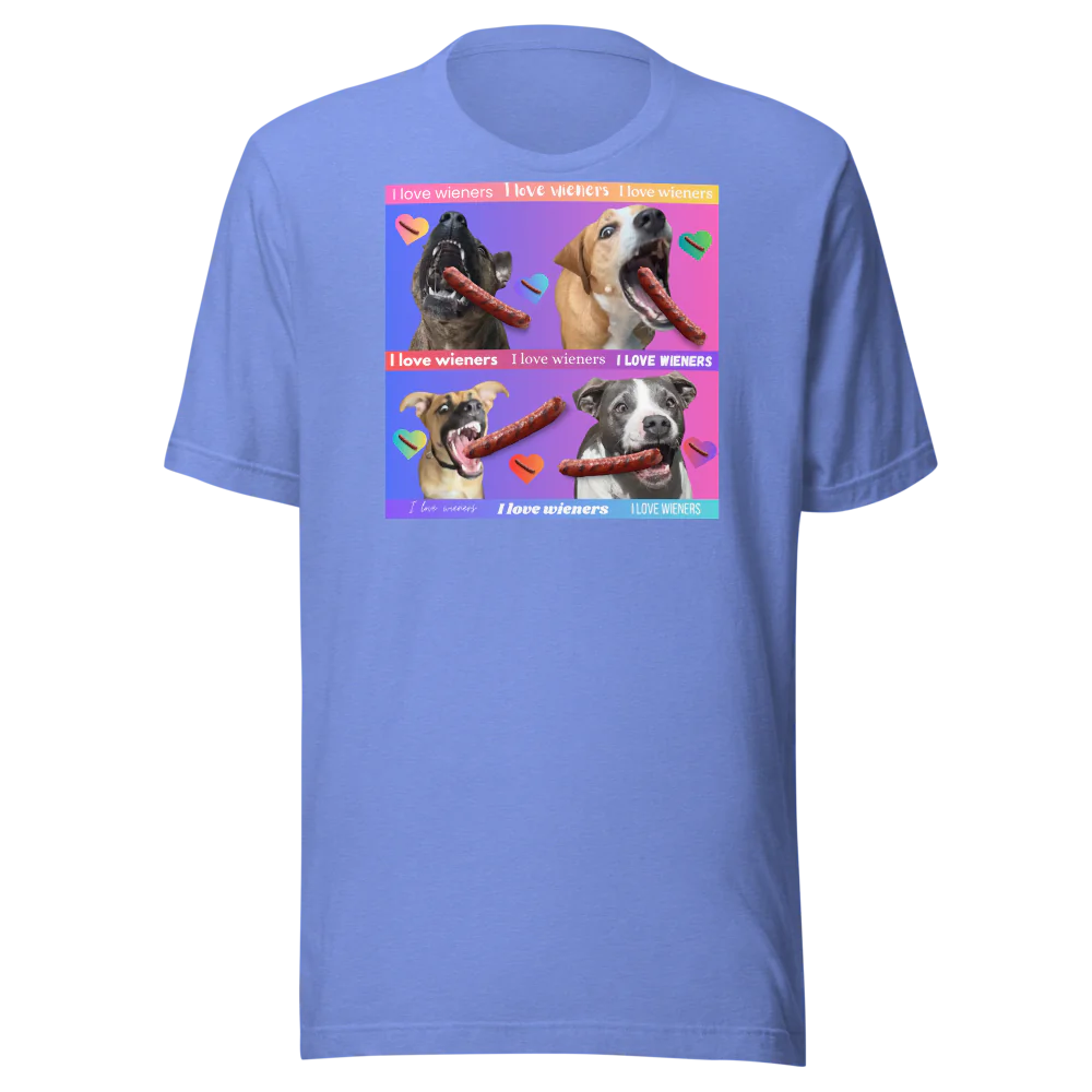 The “I Really Love Weiners” T-Shirt Too many weiners. Not enough shame.