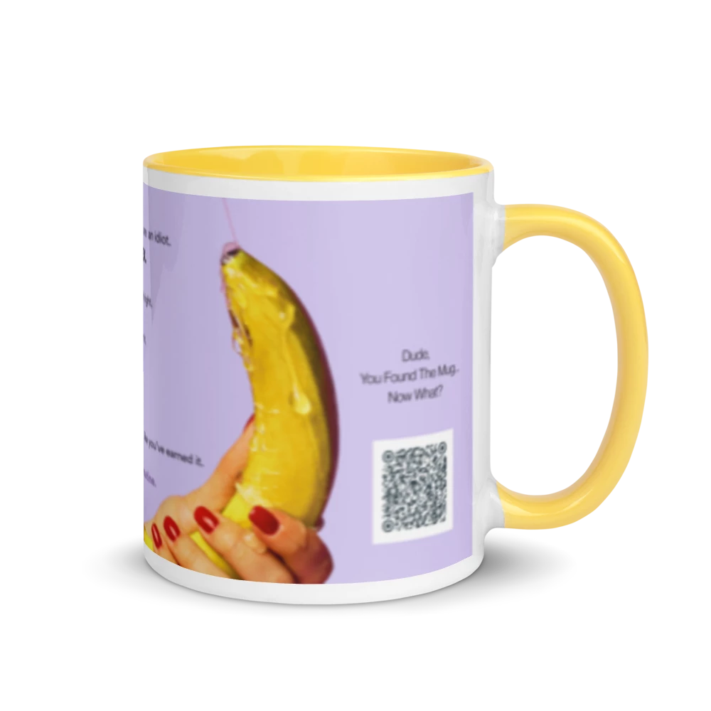 XXX-Rated Morning Sex Instructions Small 11 oz Mug + QR Code to Blog