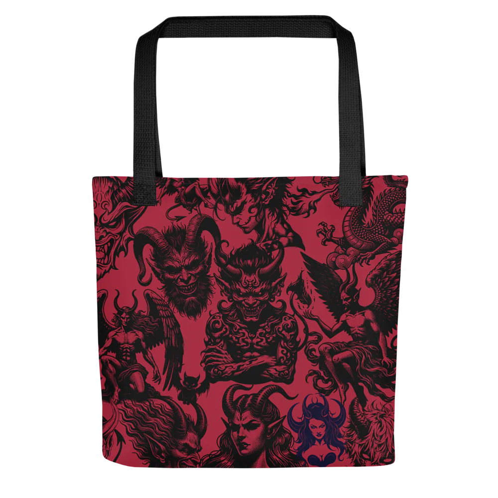 Deadly Demon Tote – Sinister Style for Spooky Season