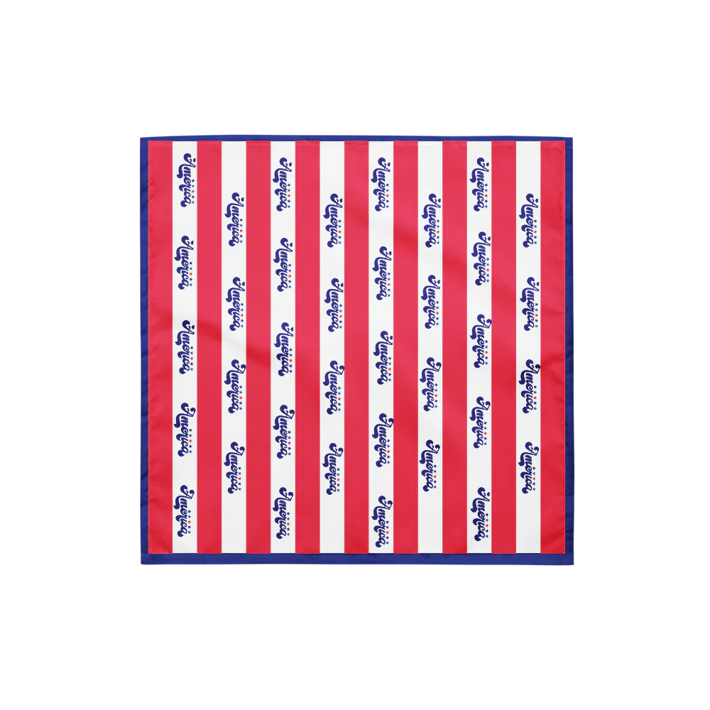 America: Stars, Stripes & Belly Rubs Bandana