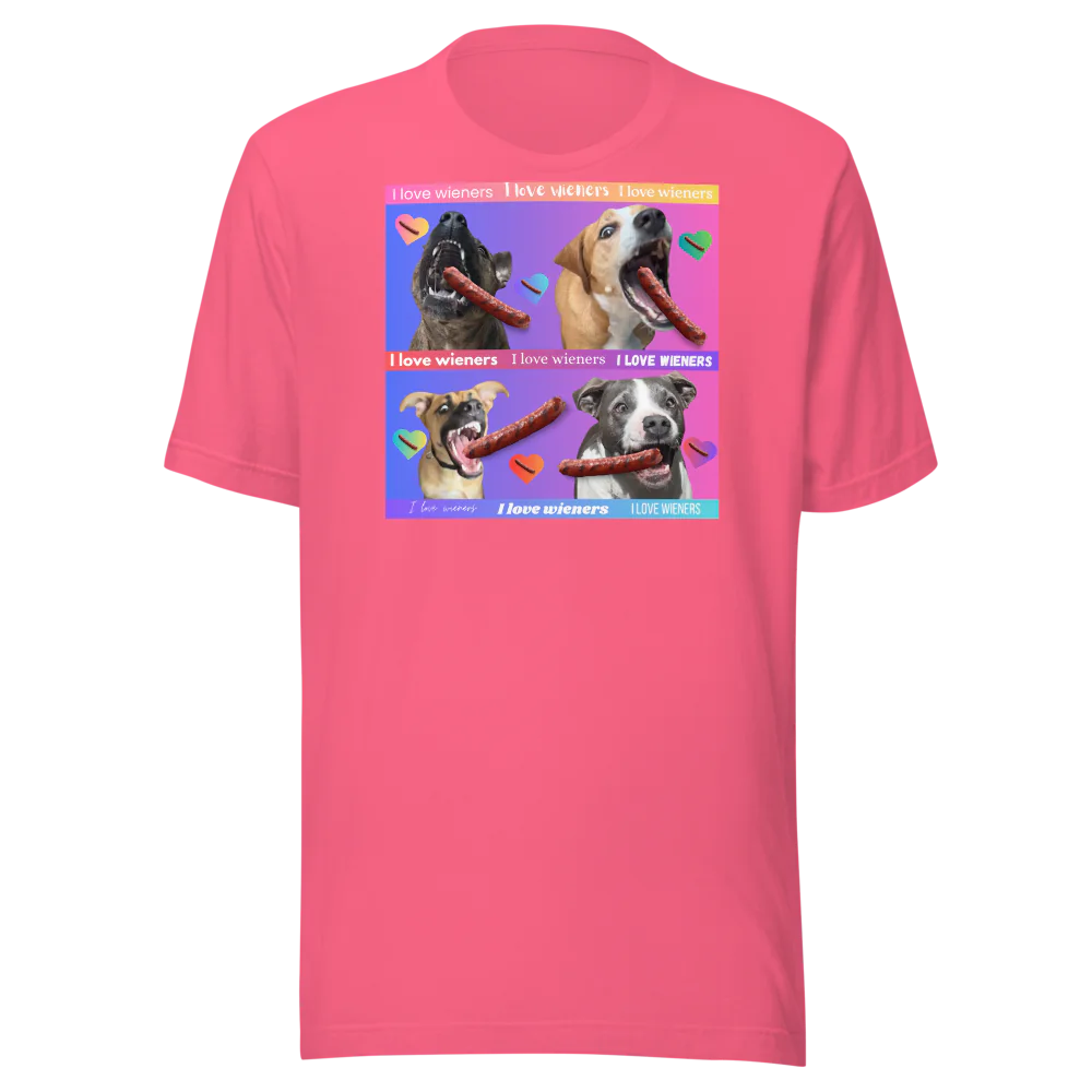 The “I Really Love Weiners” T-Shirt Too many weiners. Not enough shame.