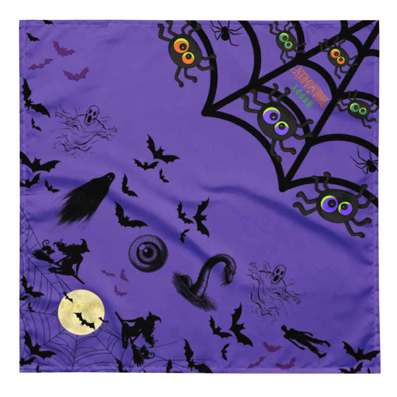 Creepin’ It Cute – 2-in-1 Halloween Dog Bandana