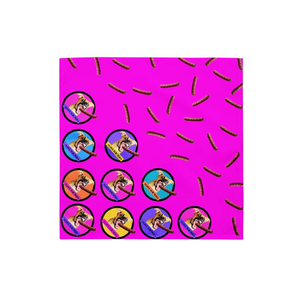 I Love Weiners Doggie Bandana