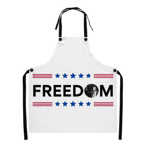 Charlie Kirk Freedom Collection All-Over Print Apron