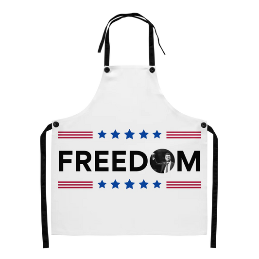 Charlie Kirk Freedom Collection All-Over Print Apron
