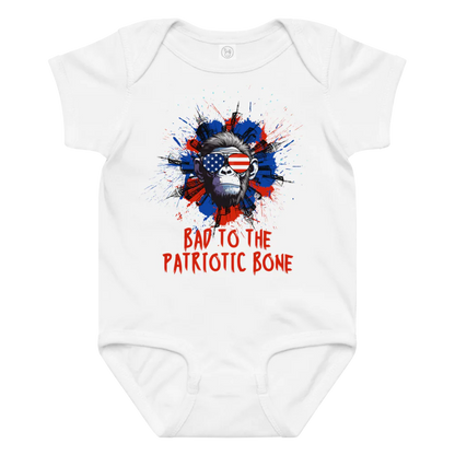 Dogs Like Bad to the Bone Gorillas Baby Onsie