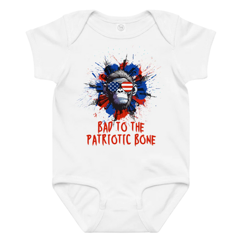 Dogs Like Bad to the Bone Gorillas Baby Onsie