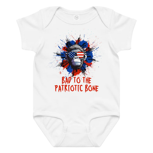 Dogs Like Bad to the Bone Gorillas Baby Onsie
