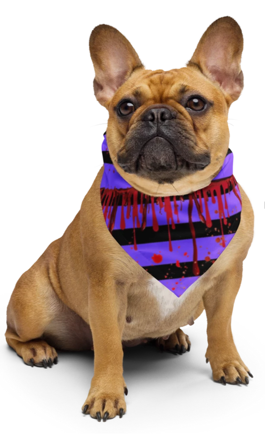 Bloody Good Boy Halloween Spooky Spiders Dog Bandana