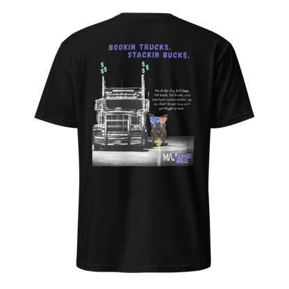 Max Truckin Gear™ | Bookin Trucks. Stackin Buck$™ | Pit Co-Pilot | Gift for Truckers!