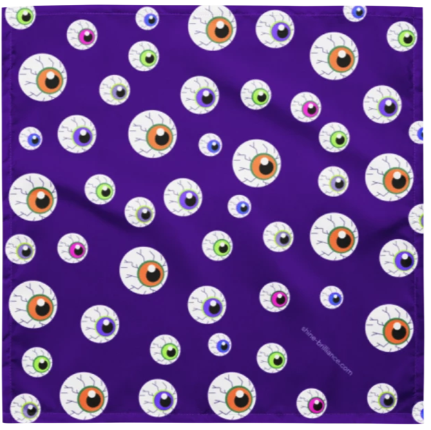 Eyes on You Spooky Halloween Dog Bandana