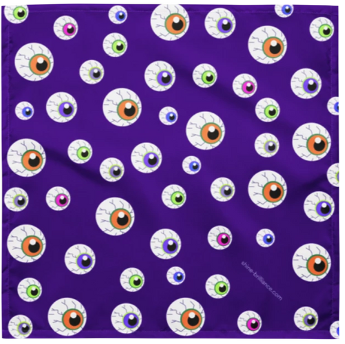 Eyes on You Spooky Halloween Dog Bandana