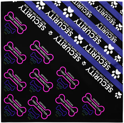 Office Pup Bandana – Treat Inspector / Security