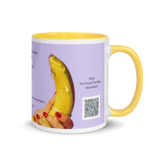 XXX-Rated Morning Sex Instructions Small 11 oz Mug + QR Code to Blog