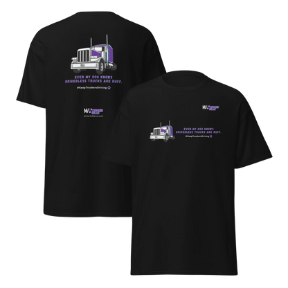 Save The Truckers Tshirt: Purple Truck