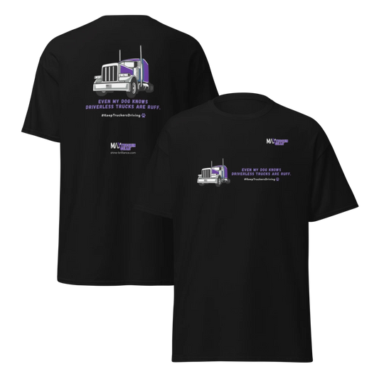 Save The Truckers Tshirt: Purple Truck