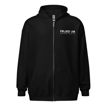 Charlie Kirk Freedom Collection Zip Hoodie