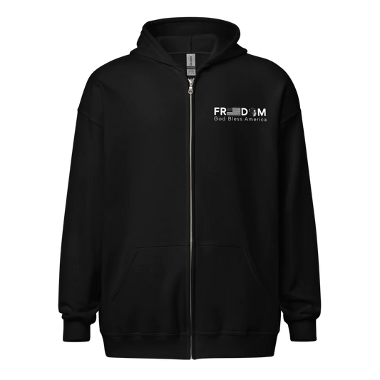 Charlie Kirk Freedom Collection Zip Hoodie