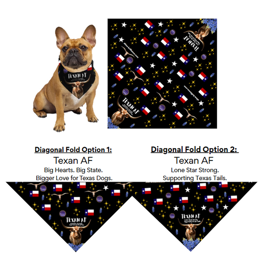 Texan AF – It’s for a Lone Star Cause Bandana.