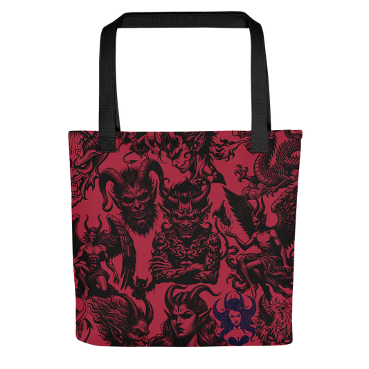 Deadly Demon Tote – Sinister Style for Spooky Season