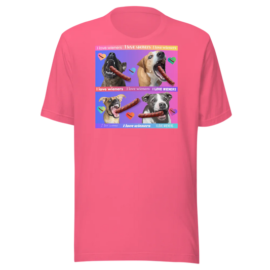 The “I Really Love Weiners” T-Shirt Too many weiners. Not enough shame.