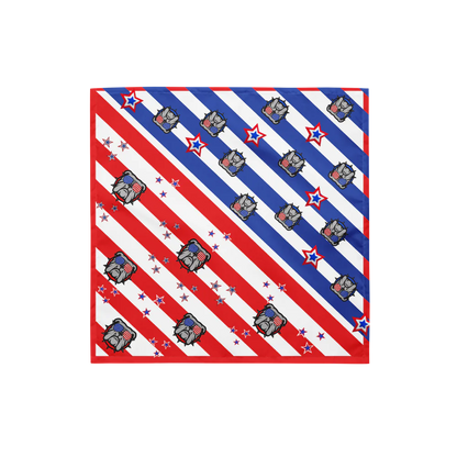 Bulldog Vibes Dog Bandana: 2 styles in 1!