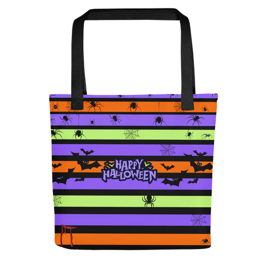 Happy Halloween Tote – Festive, Freaky, and Just a Bit Bloody