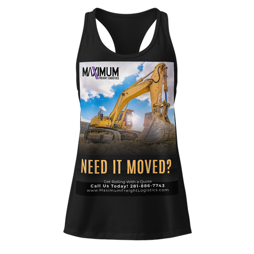 Maximum Women's Ideal Racerback Tank Top: Need It Moved Big Digger