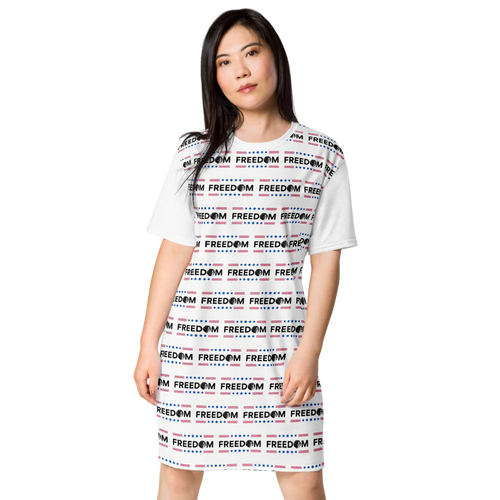 Charlie Kirk Freedom Collection Oversized T-Shirt Dress