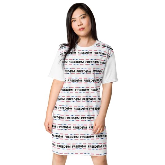 Charlie Kirk Freedom Collection Oversized T-Shirt Dress