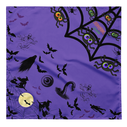 Creepin’ It Cute – 2-in-1 Halloween Dog Bandana