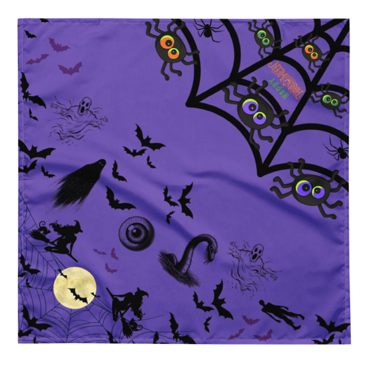 Creepin’ It Cute – 2-in-1 Halloween Dog Bandana