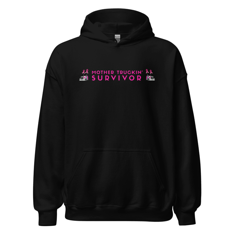 Breast Cancer Awareness, Mother Truckin’ Survivor Hoodie