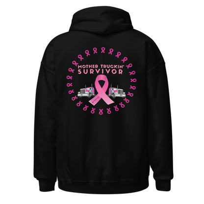 Breast Cancer Awareness, Mother Truckin’ Survivor Hoodie