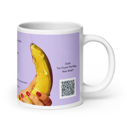 XXX-Rated Morning Sex Instructions BIG 20oz Mug + QR Code to Blog