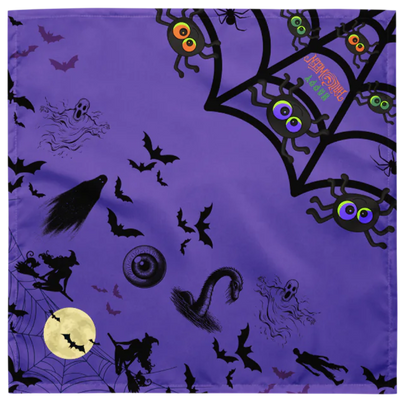 Creepin’ It Cute – 2-in-1 Halloween Dog Bandana