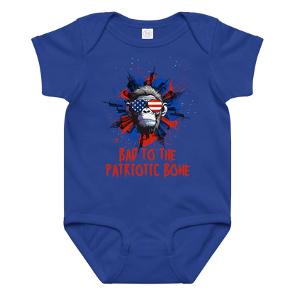 Dogs Like Bad to the Bone Gorillas Baby Onsie