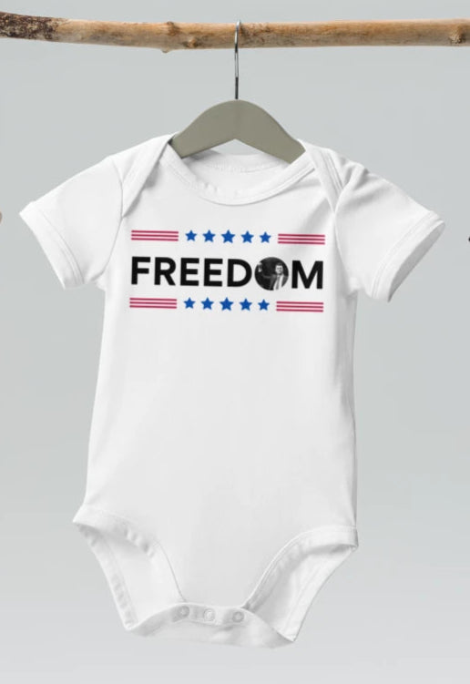 Freedom Collection Organic Cotton Baby Bodysuit
