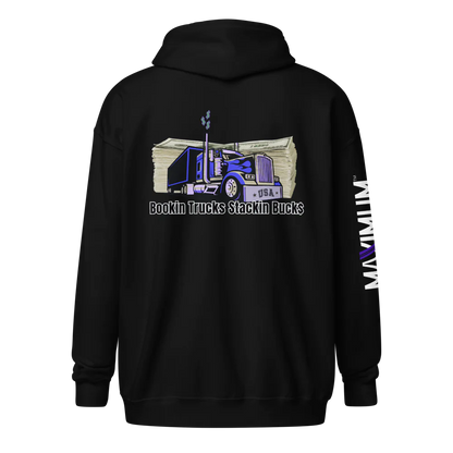 Maximum Truckin Gear Booking Trucks Stackin Bucks Sweatshirt